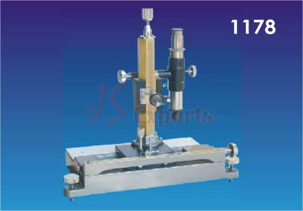 VERNIER MICROSCOPE (TRAVELING MICROSCOPE)